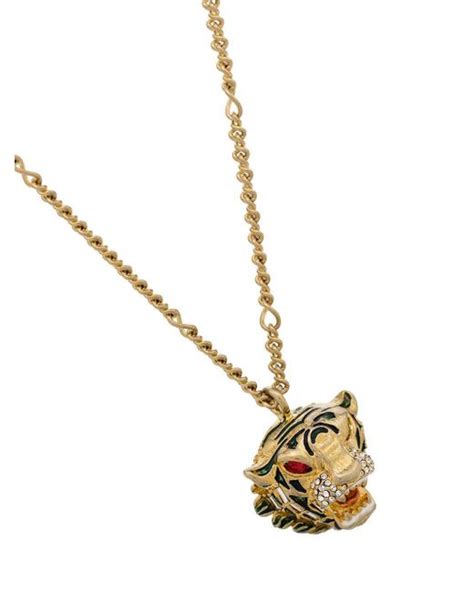 gucci heart necklace with g|gucci tiger head necklace.